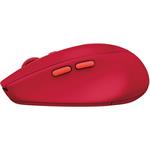 Logitech M590 Silent, myš, červená