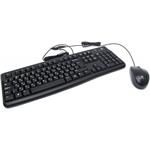 Logitech MK120, klávesnica a myš, ruská, čierna