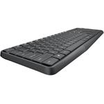 Logitech MK235, bezdrôtová klávesnica a myš, CZ+SK, sivá