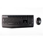 Logitech MK345 Wireless Combo, klávesnica a myš, Sk+CZ, čierna