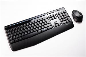 Logitech MK345 Wireless Combo, klávesnica a myš, Sk+CZ, čierna
