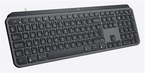 Logitech MX Keys Advanced, bezdrôtová klávesnica, SK/CZ, čierna