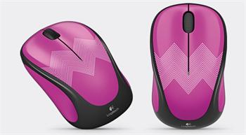Logitech Počítačová myš bez. M238 Play Collection - PURPLE ZIGZAG -2.4GHZ - EMEA