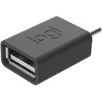 Logitech redukcia USB-C na USB-A M/F, krátka