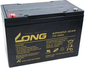 LONG batéria 12V 100Ah M6 HighRate LongLife (KPH100-12AN)