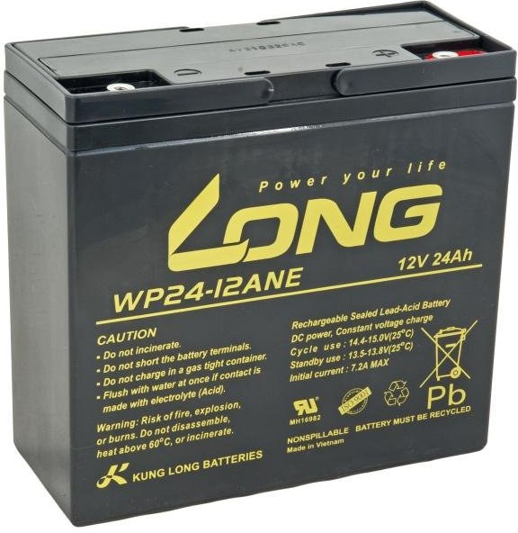 LONG batéria 12V 24Ah M5 DeepCycle (WP24-12ANE)