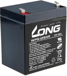 LONG batéria 12V 5Ah F1 HighRate (WP5-12SHR)
