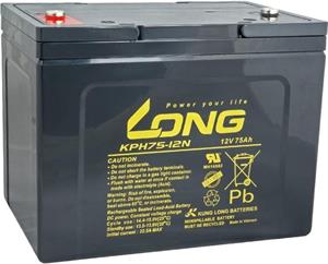 LONG batéria 12V 75Ah M6 HighRate LongLife (KPH75-12N)