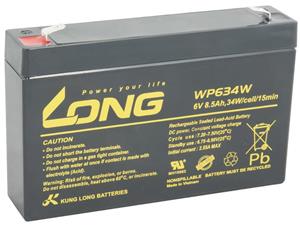 LONG batéria 6V 8,5Ah F2 HighRate (WP634W)