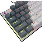 Lorgar Azar 514 TKL, kompaktná mechanická herná klávesnica, US layout, biela
