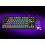 Lorgar Azar 514 TKL, kompaktná mechanická herná klávesnica, US layout, biela