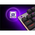 Lorgar Azar 514 TKL, kompaktná mechanická herná klávesnica, US layout, biela