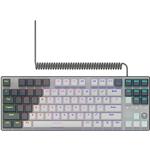 Lorgar Azar 514 TKL, kompaktná mechanická herná klávesnica, US layout, biela