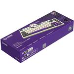 Lorgar KBP7075 Pro, bezdrôtová mechanická herná klávesnica, SK/CZ, béžová