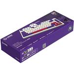 Lorgar KBP7075 Pro, bezdrôtová mechanická herná klávesnica, SK/CZ, biela