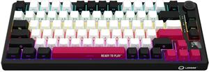 Lorgar KBP7075 Pro, bezdrôtová mechanická herná klávesnica, US, čierna