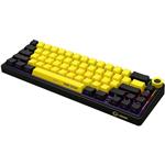 Lorgar KBP70MW, bezdrôtová mechanická herná klávesnica, SK/CZ, žltá