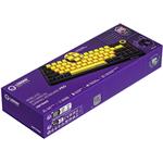 Lorgar KBP70MW, bezdrôtová mechanická herná klávesnica, SK/CZ, žltá