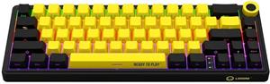 Lorgar KBP70MW, bezdrôtová mechanická herná klávesnica, SK/CZ, žltá