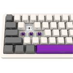 Lorgar KBP70MW, bezdrôtová mechanická herná klávesnica, US layout, béžová