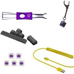 Lorgar Pro KBP70TKLW, bezdrôtová mechanická herná klávesnica, US, žltá