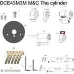 M&C Modulárny cylinder pre Danalock V3, vnútorná dĺžka 30 mm