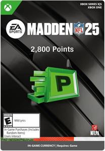 Madden NFL 25, 2800 points, pre Xbox