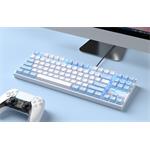 MageGee MK-STAR, Herná mechanická klávesnica, modro-biela