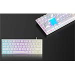 MageGee TS91, Káblová herná klávesnica, 60% layout, biela