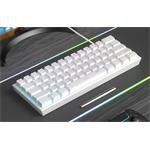 MageGee TS91, Káblová herná klávesnica, 60% layout, biela