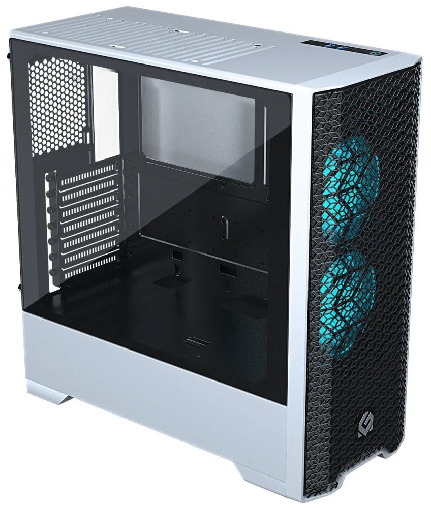 Magnium Gear Powered by Phanteks NEO Air Series / ATX / 2 x 120 mm RGB fan / 2 x USB 3.0 / tvrzené sklo / bílá