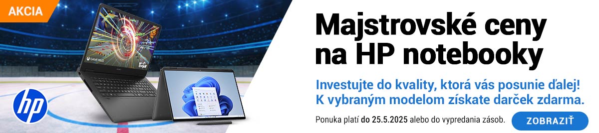 Majstrovské ceny na HP notebooky