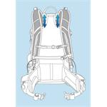 Manfrotto Off road Hiker 30L, trekingový foto ruksak, červený