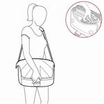 MANFROTTO STILE SM390-7BB UNICA, messenger na rameno veľkosť 7, čierna