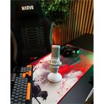 Marvo, herný mikrofón, BLAST 60, biely