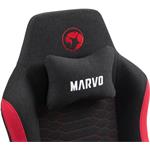 Marvo Kahn, herné kreslo, čierno-červená