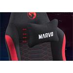 Marvo Kahn, herné kreslo, čierno-červená