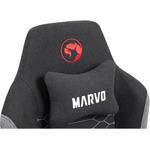 Marvo Kahn, herné kreslo, čierno-šedé