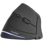 Marvo M703W, herná bezdrôtová ergonomická myš, čierna