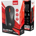 Marvo NIRO 60 Myš čierna, 12000DPI, Tri-Mode