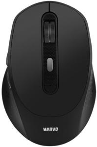 Marvo optická myš, Bluetooth a 2,4GHz, čierna