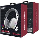 Marvo Pulz 70W, hracie slúchadlá, ovládanie hlasitosti, biela, Tri-mode