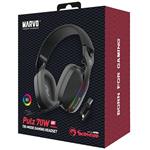 Marvo Pulz 70W, hracie slúchadlá, ovládanie hlasitosti, čierna, Tri-mode
