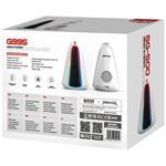 Marvo reproduktory MONKA SG-500, 2.0, 6W, biele, regulácia hlasitosti, RGB podsvietenie