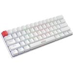 Marvo SABER 61 klávesnica drôtová (USB) US, biela mechanická