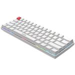 Marvo SABER 61 klávesnica drôtová (USB) US, biela mechanická