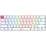 Marvo SABER 61 klávesnica drôtová (USB) US, biela mechanická