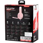 Marvo TACTIC 40 slúchadlá s mikrofónom, drôtová, ružová