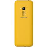 MAXCOM MM139, Mobilný telefón DUAL Sim, žltý