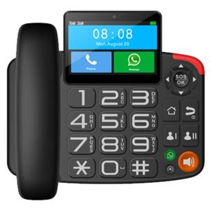 MAXCOM MM42D, Stolný telefón, Dual SIM, 4G LTE